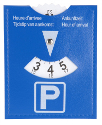 Parking disc 11x15 cm