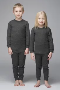 TF Interlock Children Set 176 Antrasit