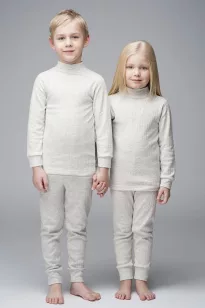 TF Turtle Neck Children thermoform 164, light gray