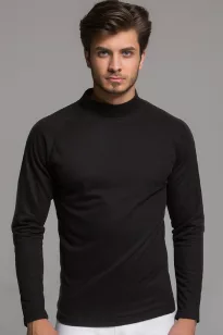 Turtle Neck paita Musta S