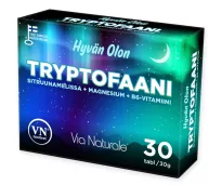 Hyvän Olon Tryptophan+Lemon Melissa+Magnesium+Vitamin B6 30 tab
