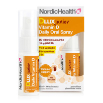 Nordic Health Dlux Junior Vitamin D Daily Oral Spray - D3-Vitamiinisuusuihke 15 ml