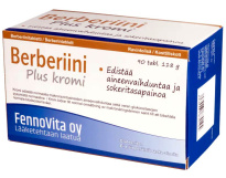 Fennovita Berberine Plus Chromium 90 tabl. food supplement