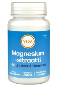 Vida Magnesium Citrate + Vitamin B6 90 capsules 