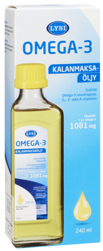 LYSI Omega-3 fish oil extract 240 ml