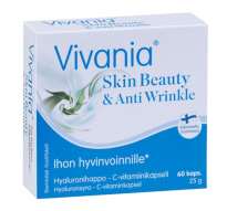 Vivania Skin Beauty & Anti Wrinkle hyaluronic acid + C capsule 60 caps