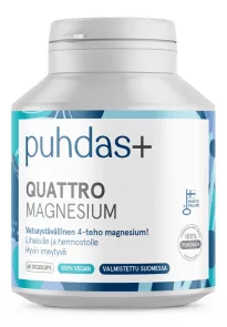 Puhdas+ Quattro Magnesium 60 vegecaps