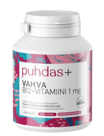 Puhdas+ Strong Vitamin B-12 1 mg 60caps