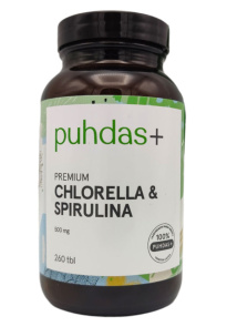 Pure+ Chlorella & Spirulina 260tbl