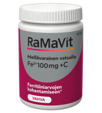 Bioteekki Ramavit Iron 100 mg 60 tabl. 