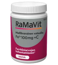 Bioteekki Ramavit Iron 100 mg 60 tabl. 
