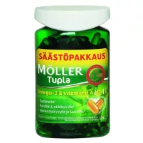 Möller Tupla Omega-3 + ADE-vit.150 softgels