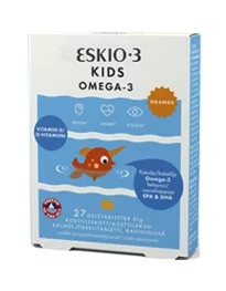 Eskio 3 Kids OMEGA-3 Chewable 27 tablets 