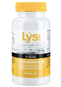 Lysi D3-Vitamin 25mcg 180caps