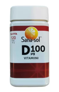 Sana-sol Vitamin D 100mg 120pills