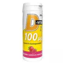 D-Vita 100ug Strawberry Raspberry 200pills 