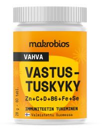 Macrobios Strong resistance Zn + C + D + B6 + Fe + Se 60 tab