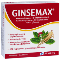 Ginsemax Ginseng+vitamin B 60pills