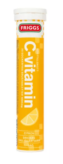 Friggs instantVitamin C Lemon 1000mg. ,20pcs