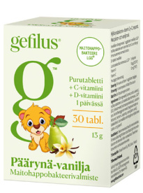 Gefilus D chewable pear vanilla 30pcs/13g