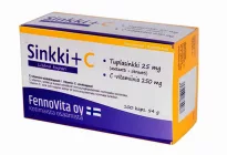Fennovita Zinc + C + D in addition to copper 100tabs - 54g