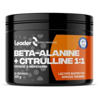 Leader Performance Beta-alanine + citrulline 1:1 amino acid powder orange and tangerine flavor 200 g