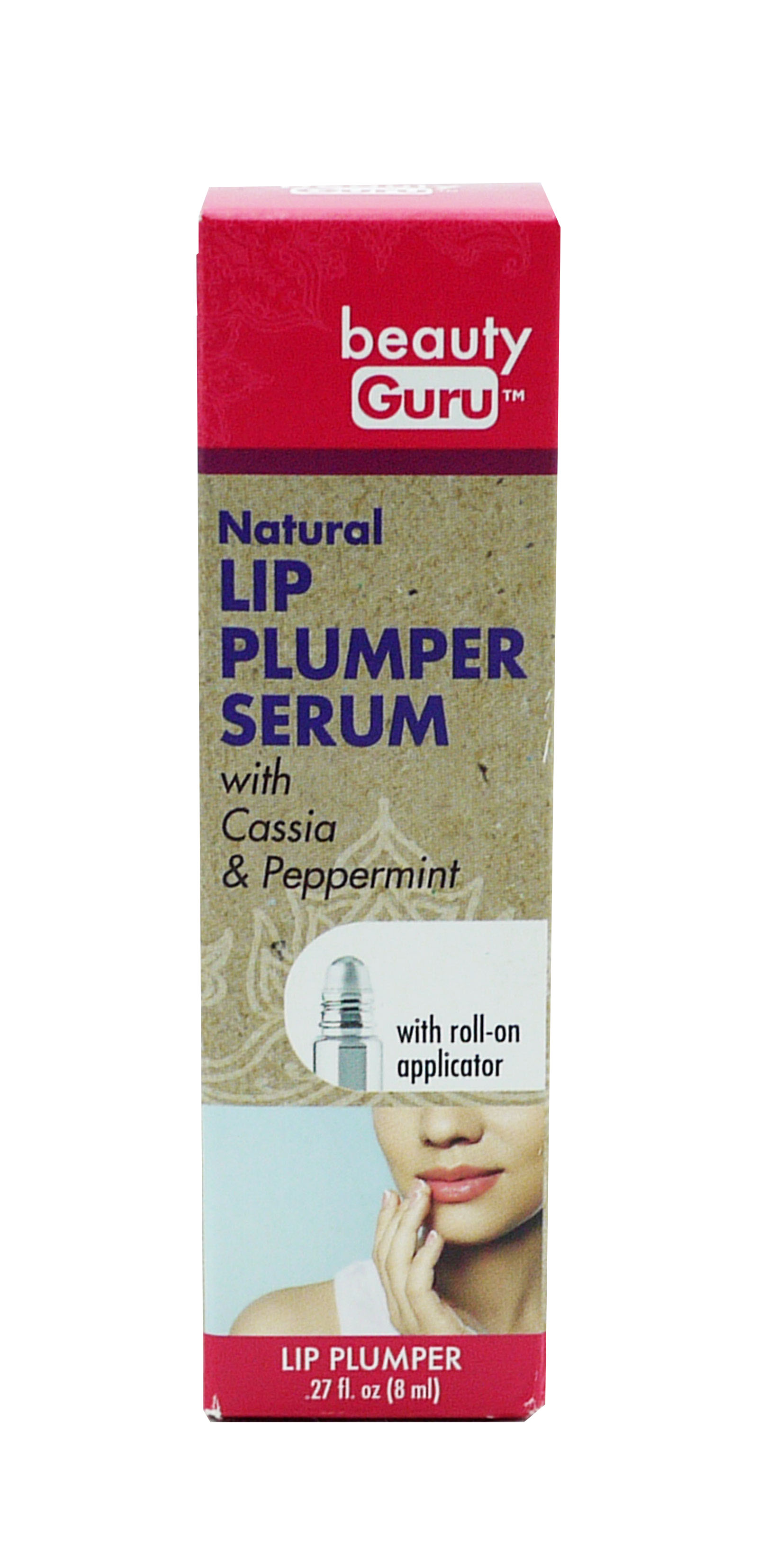 Beauty Guru Natural Lip Plumper Serum With Cinnamon & Peppermint 