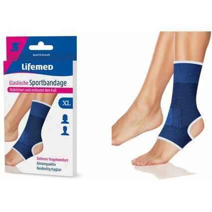 Lifemed elastic sports ankle support XL