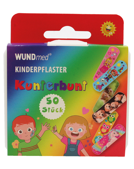 Bandage Kids box colorful fun 50pcs