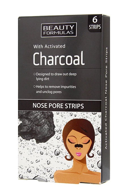 Beauty Formulas Charcoal Nose Pore Strips 6's