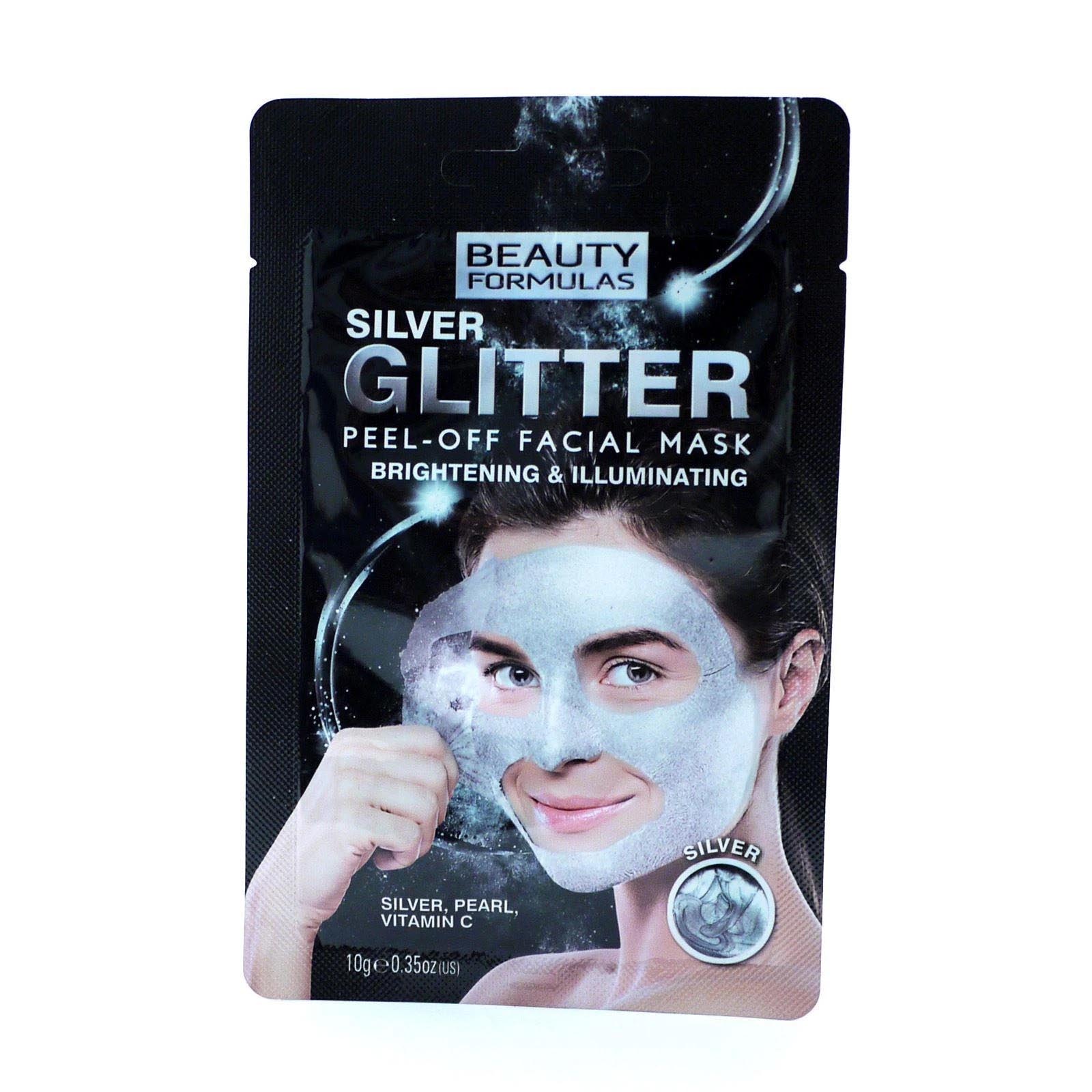 Beauty Formulas Silver Glitter Peel Off Mask 10g