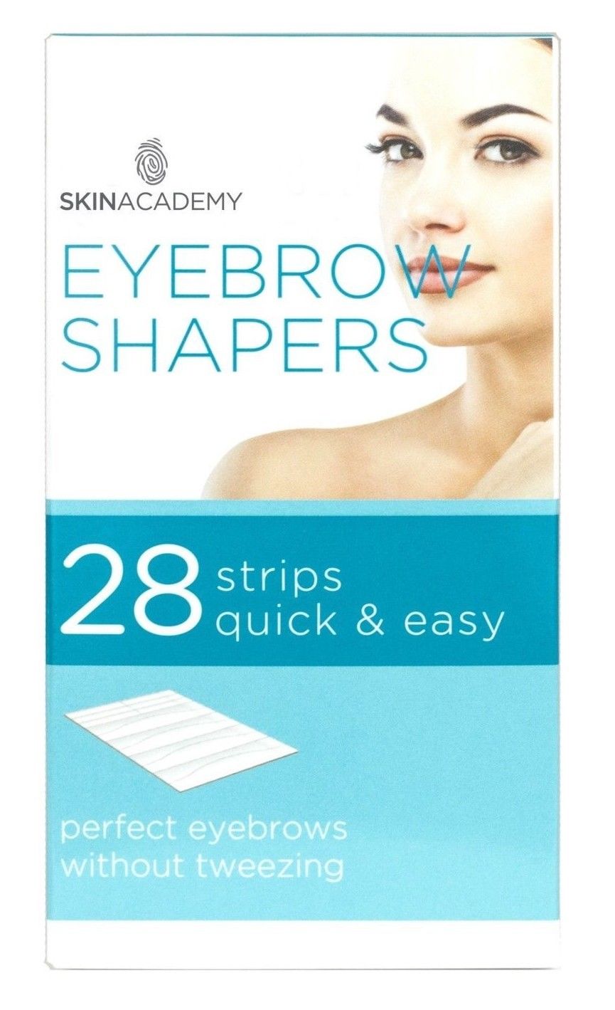 Eyebrow Shaper Strips Pack Quick & Easy Hair Removal Wax Shaping 28's
