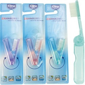 ELINA Folding Travel Toothbrush 