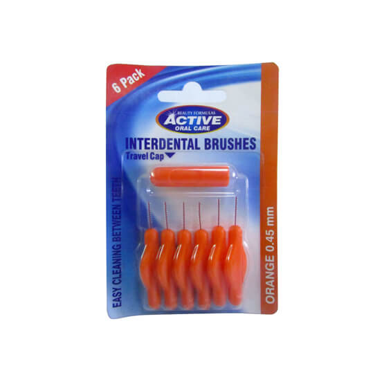 ACTIVE Toothbrush Brushes 6 Pcs 0.45mm 