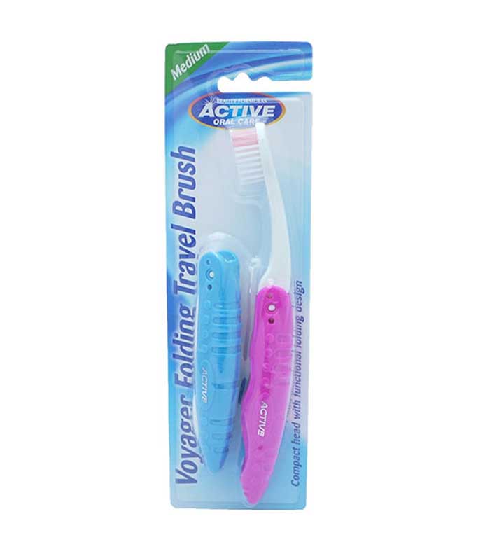 Active Travel Toothbrush Medium 2Pcs