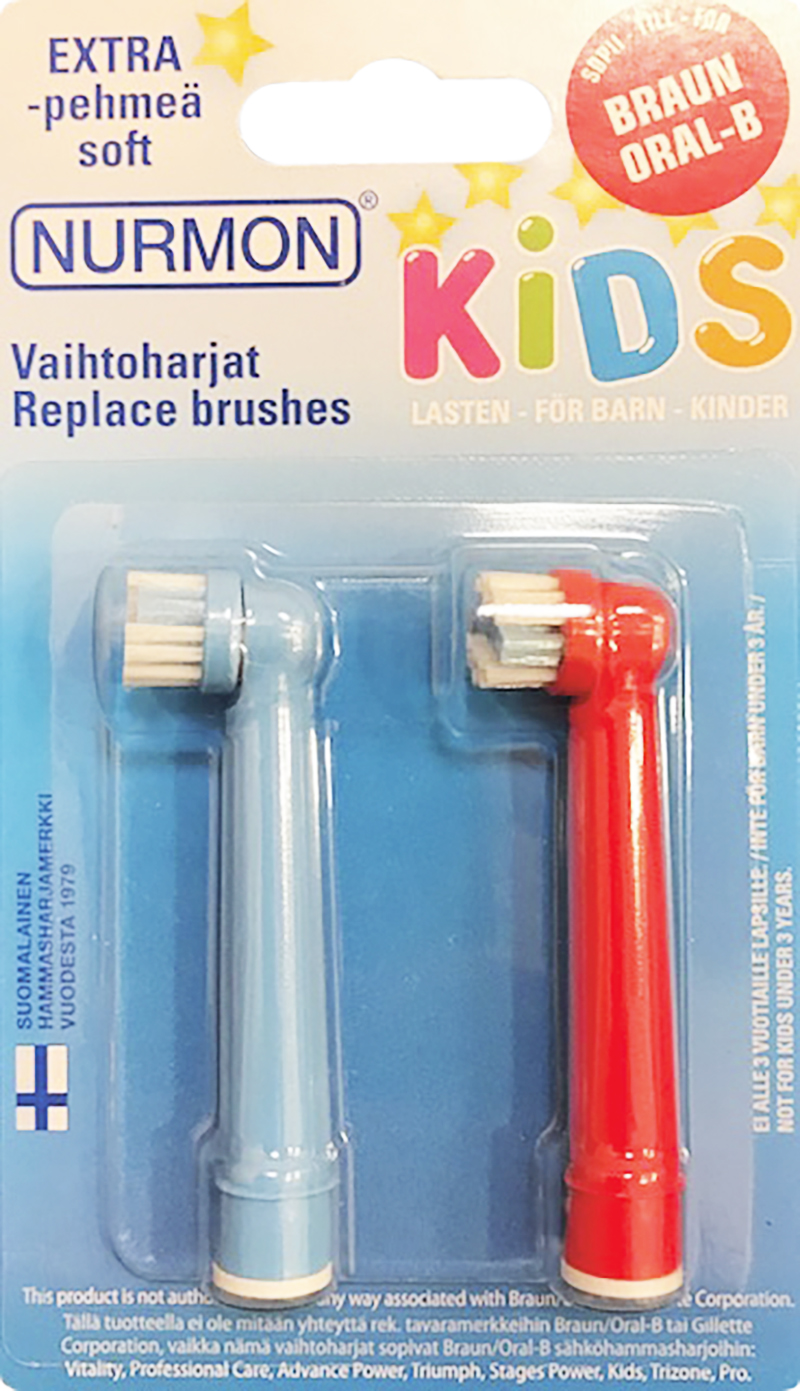 Nurmon Replacement Brush Kid Oral-B 2Pcs