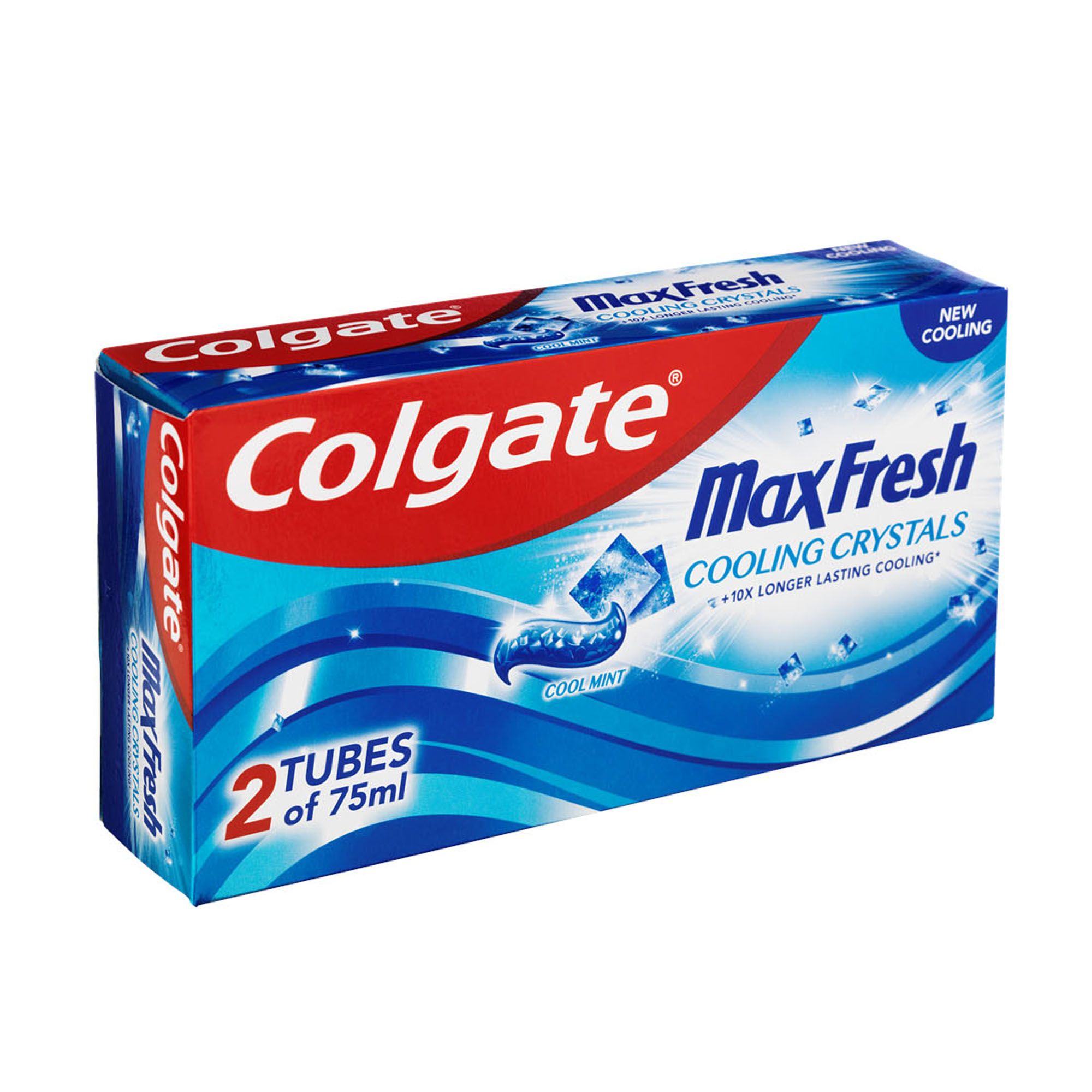 COLGATE Max Fresh Cool Mint toothpaste 2x75ml