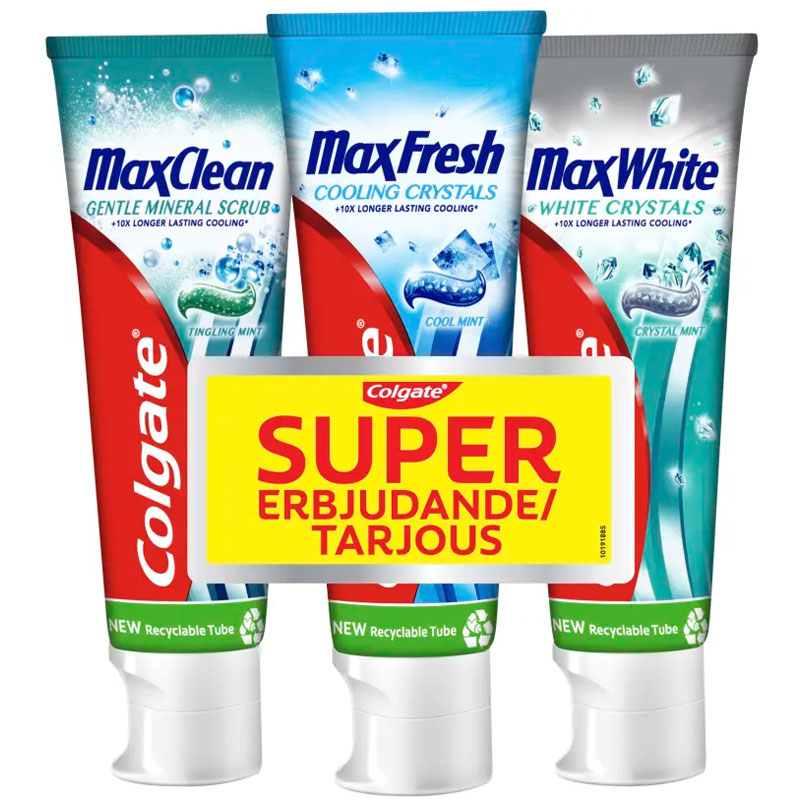 Colgate Max toothpaste 75ml 3-pack