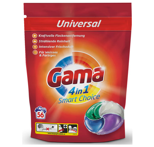 Gama washing pods 4in1 56'sc