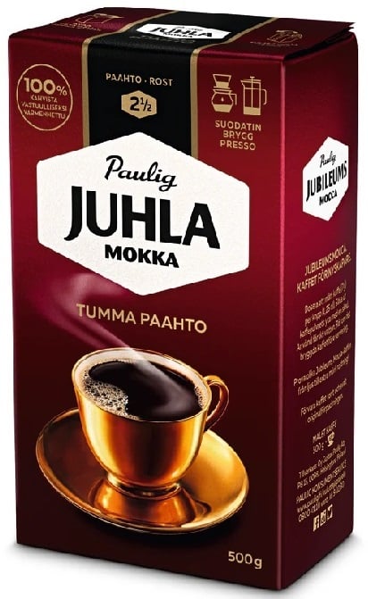 Juhla Mokka kahvi 500g tumma Suomi | Laplandia Market