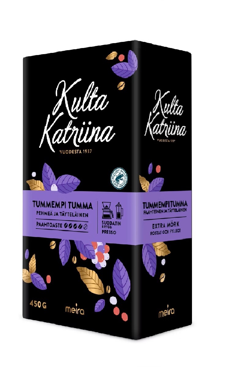 Kulta Katriina Extra dark filter coffee UTZ 450g