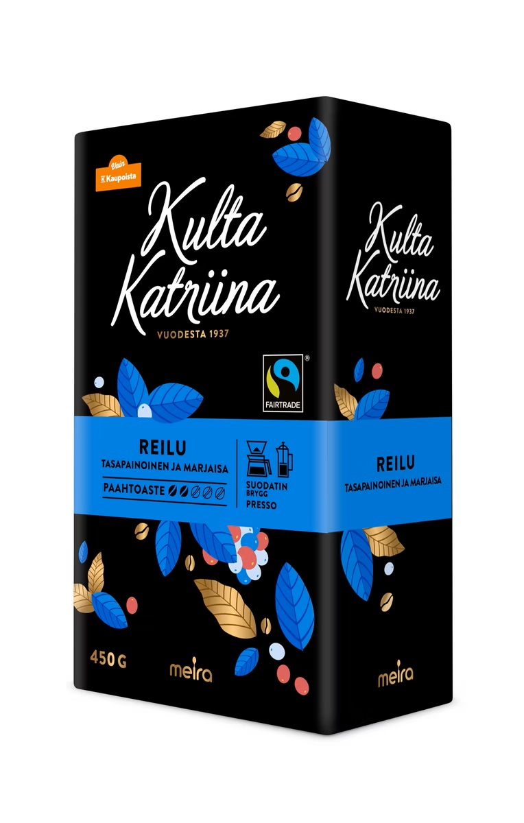 Kulta Katriina Reilu filter coffee Fairtrade 450g