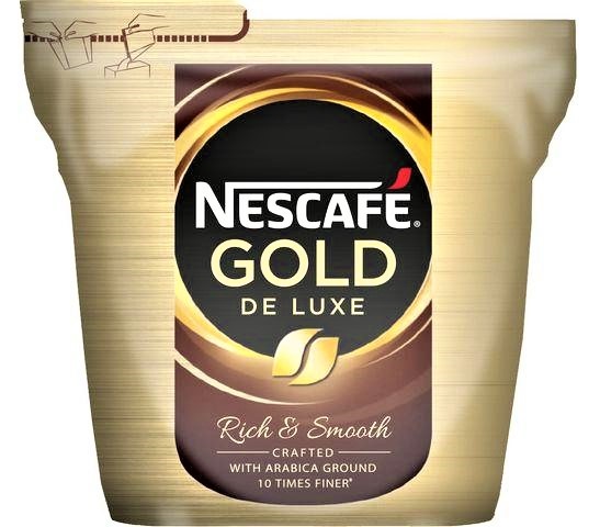 Nescafe Gold De Luxe Instant Coffee 250g