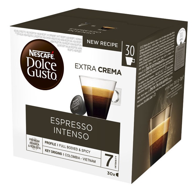 Nescafe D.G Espress Intenso Coffee Capsules 30 Caps