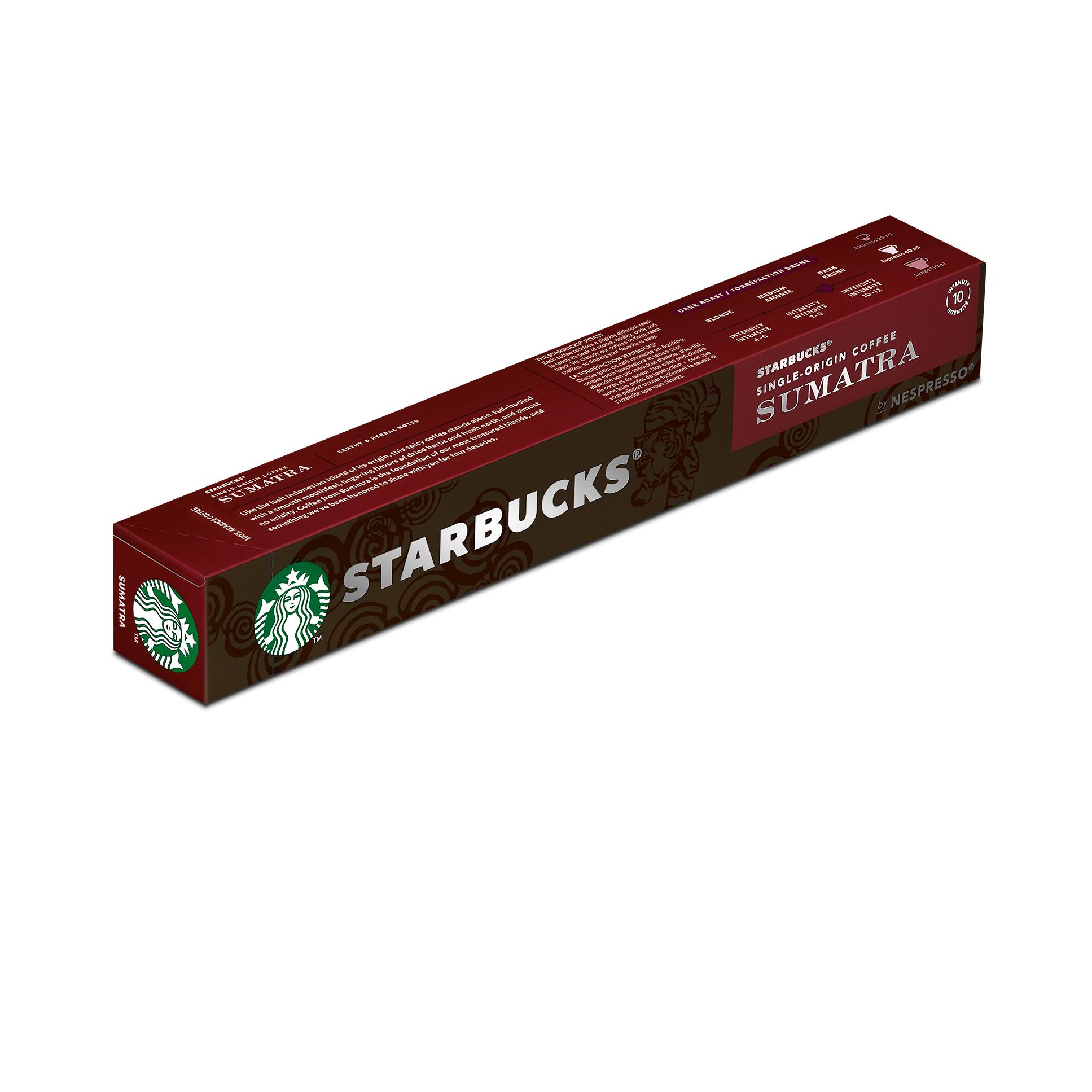 Starbucks Nespresso Single Origin Sumatra 10 Caps/55g
