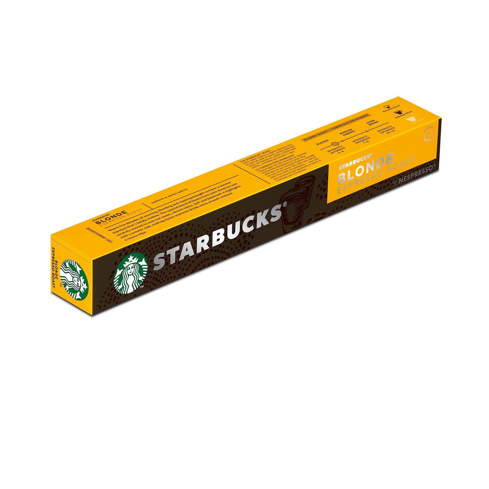 Starbucks Nespresso Blonde Espresso Roast 10 Caps/53g
