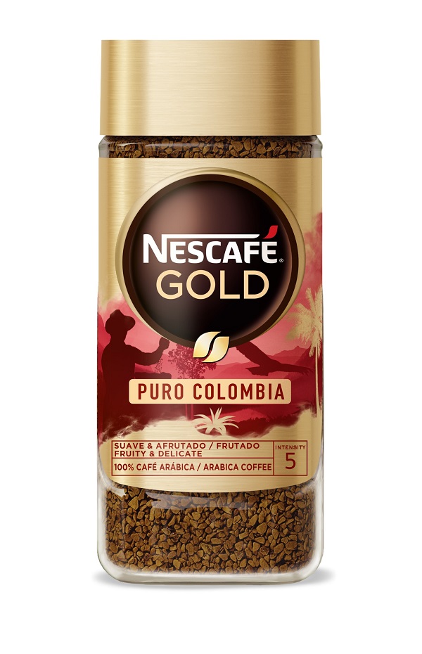 Nescafe Gold Puro Colombia Instant Coffee Glass Jar 100g