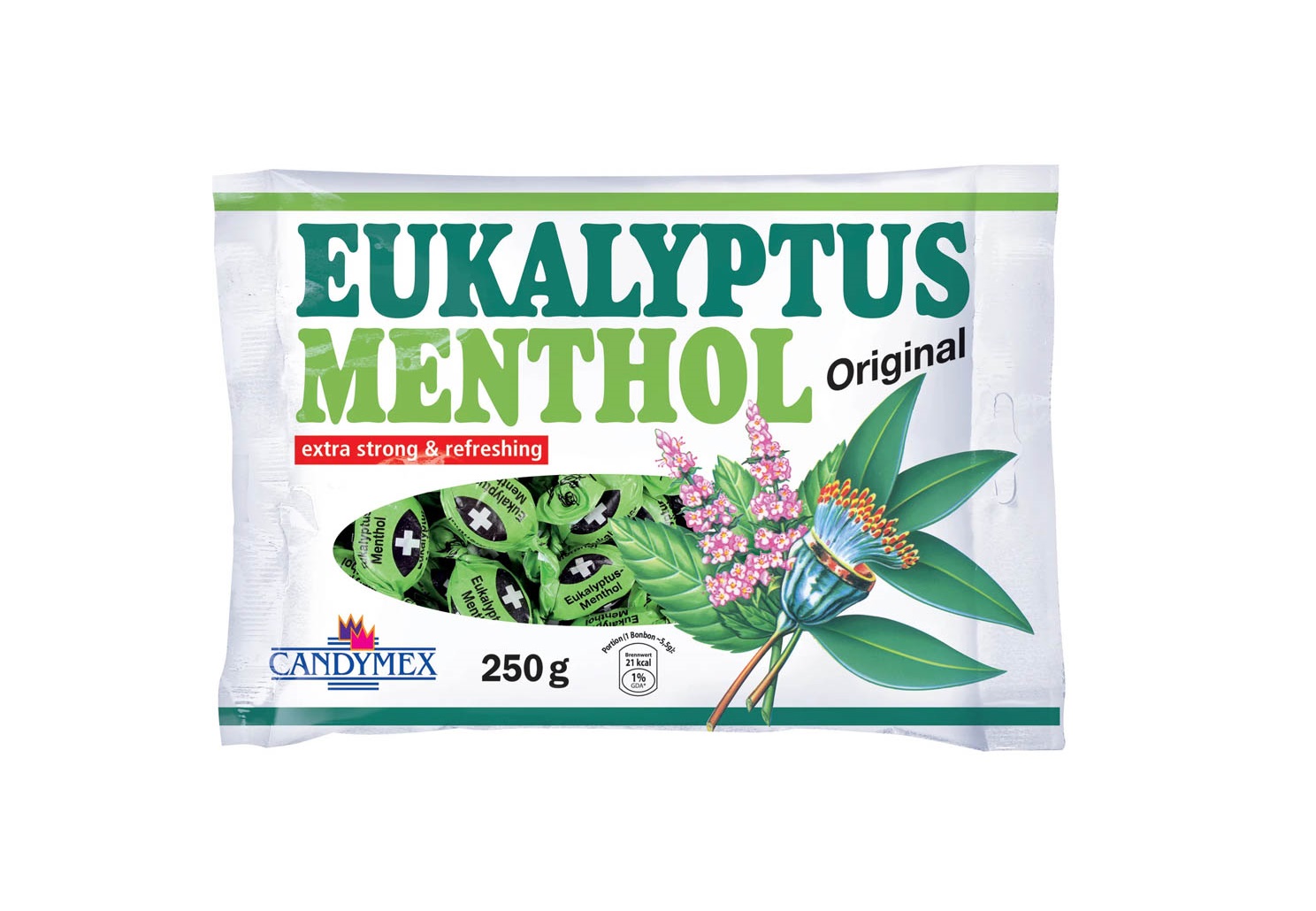 Candymex 250g pastille Eucalyptus menthol&#160;
