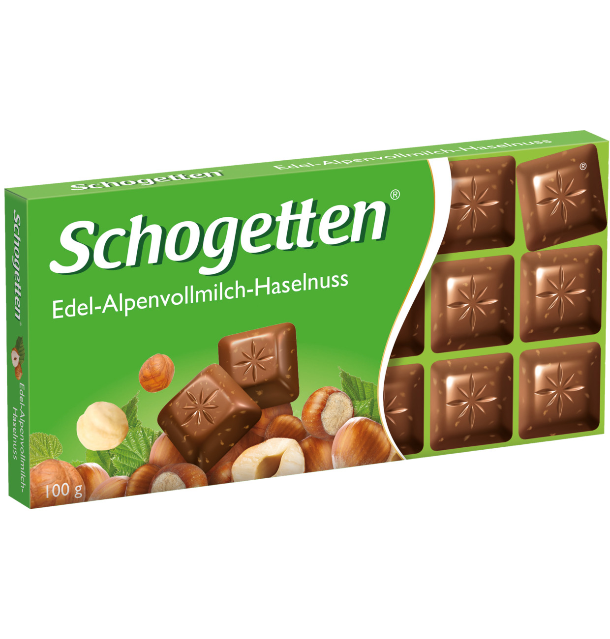 Schogetten Milk Chocolate Hazelnuts 100g