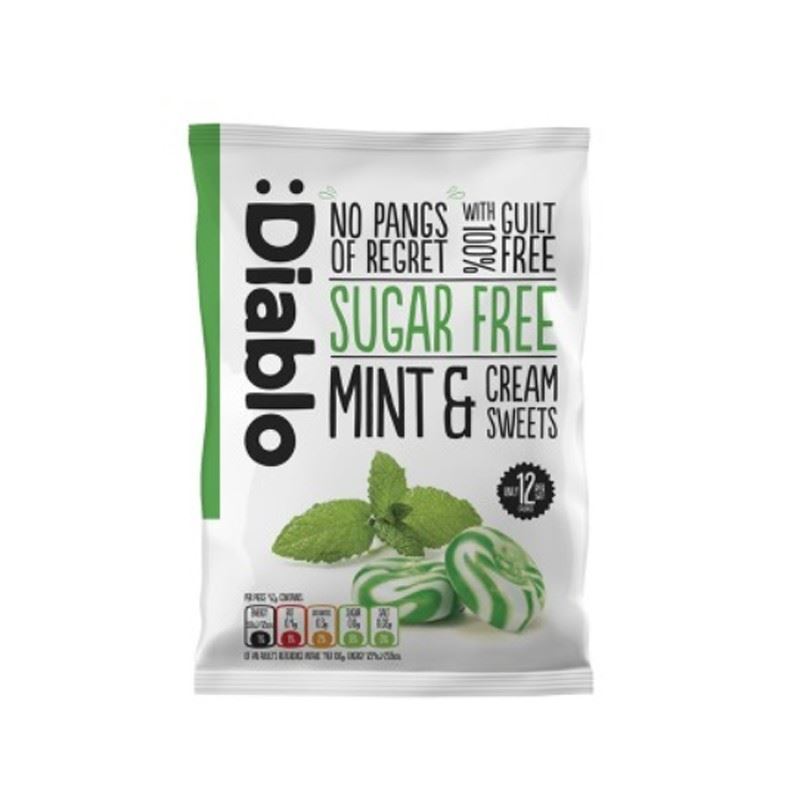 Diablo Toffee Mint & Cream Sugar Free 75g